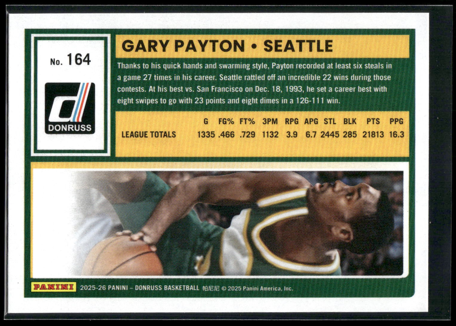 2025-26 Donruss #164 Gary Payton