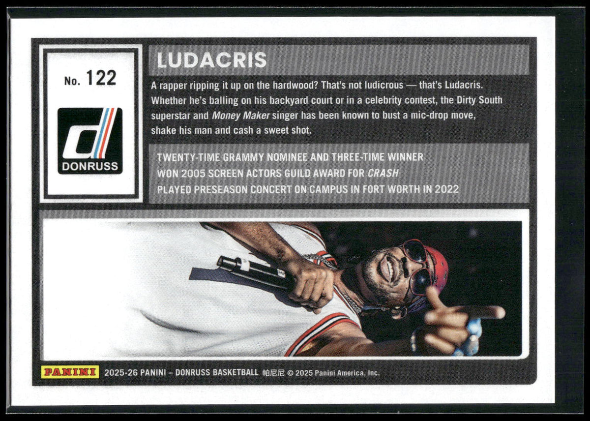 2025-26 Donruss #122 Ludacris