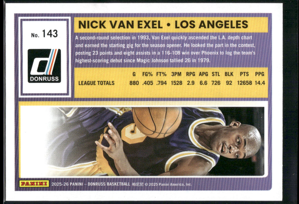 2025-26 Donruss #143 Nick Van Exel