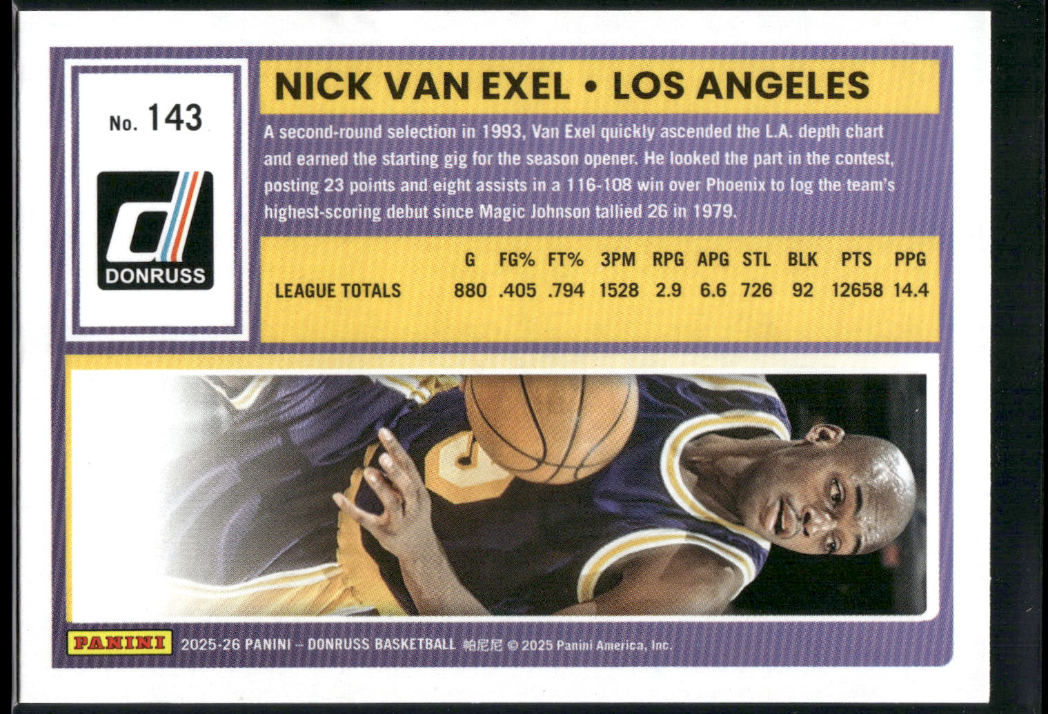 2025-26 Donruss #143 Nick Van Exel