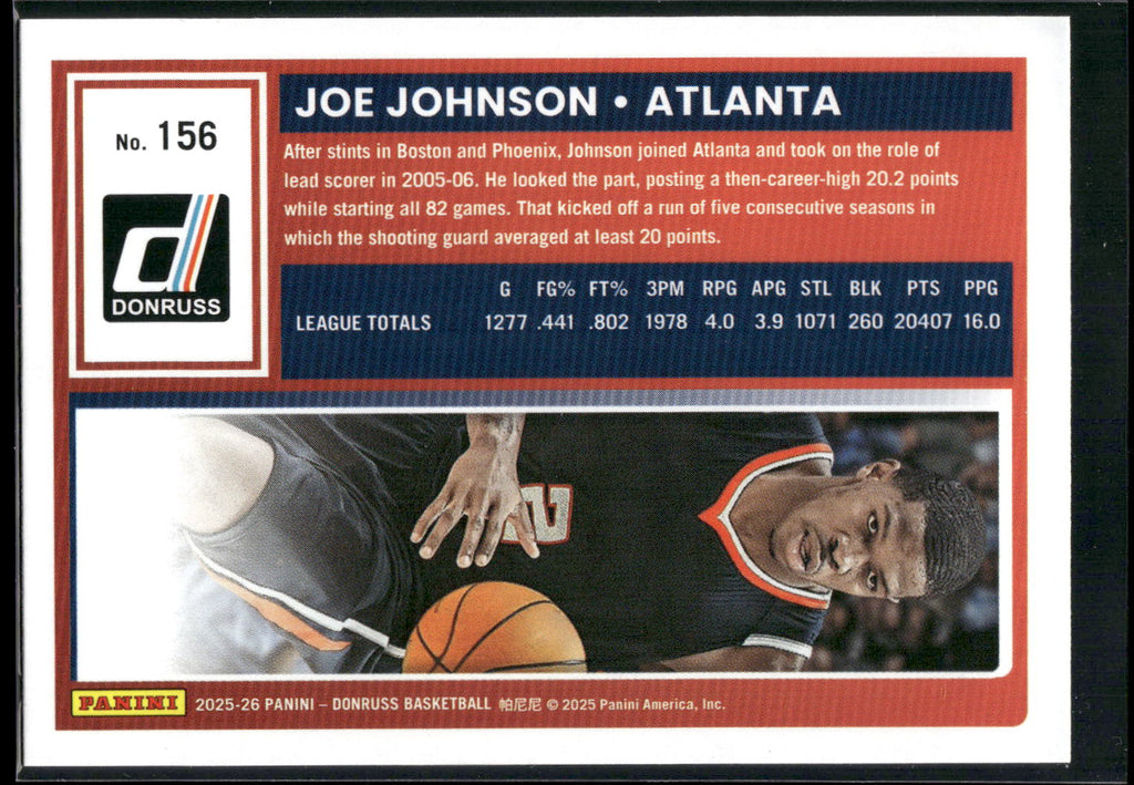 2025-26 Donruss #156 Joe Johnson