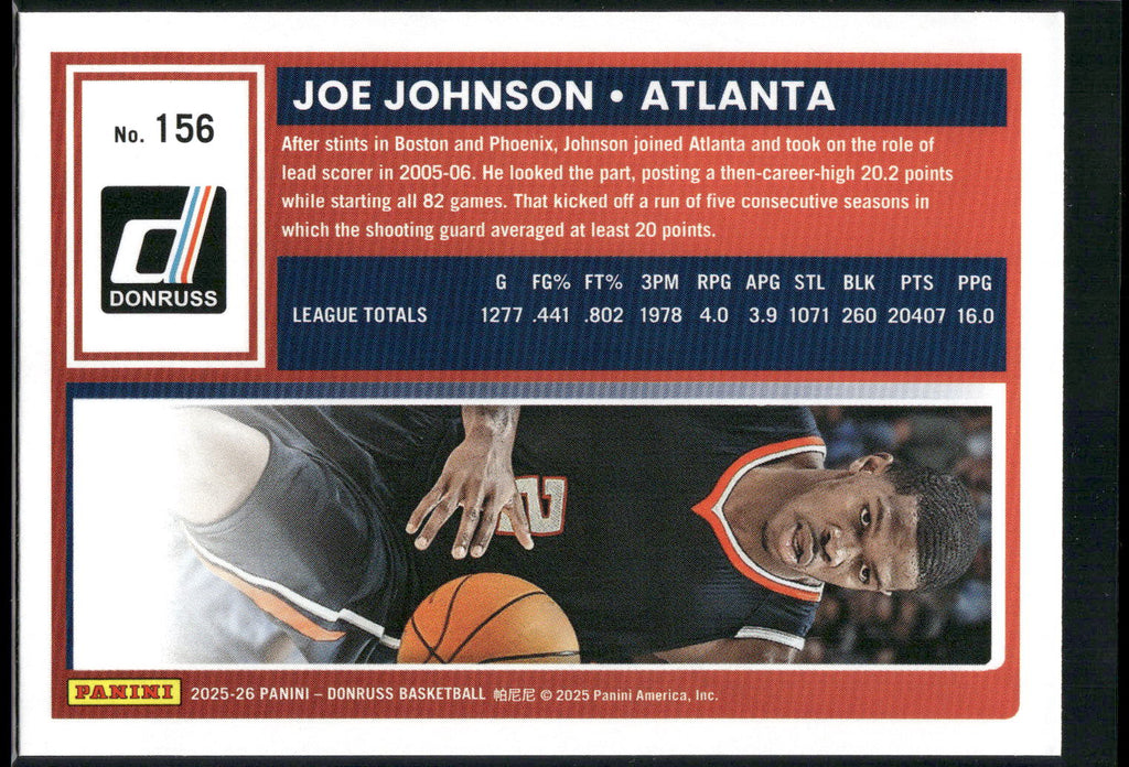 2025-26 Donruss #156 Joe Johnson