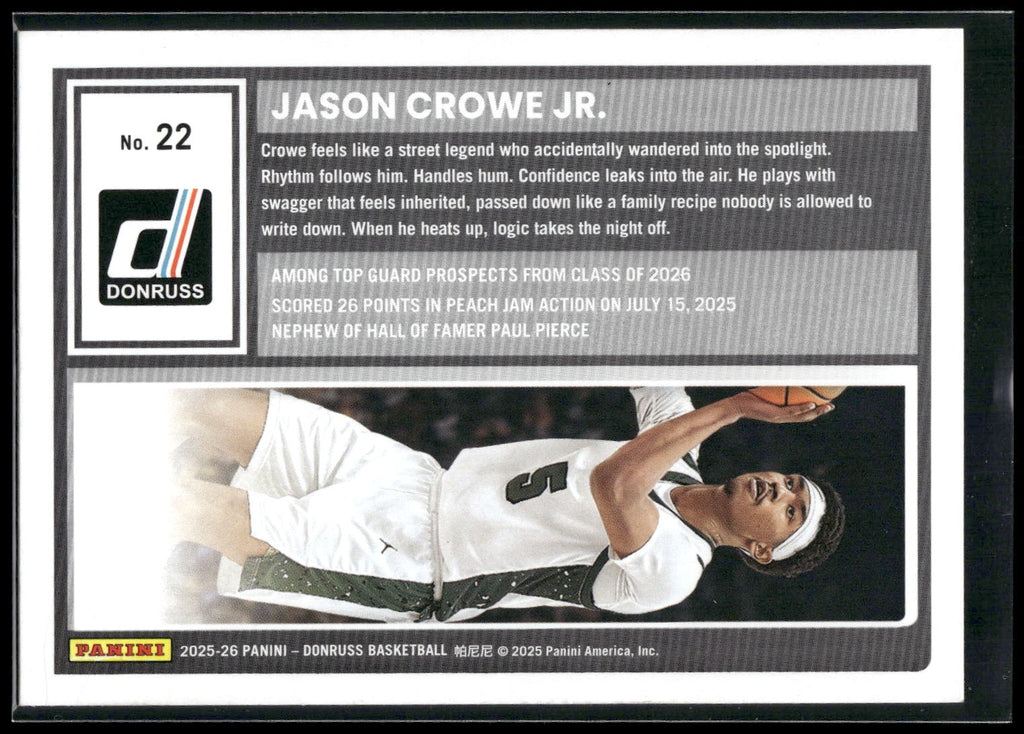 2025-26 Donruss #22 Jason Crowe Jr.