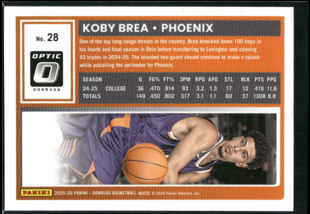 2025-26 Donruss #28 Koby Brea