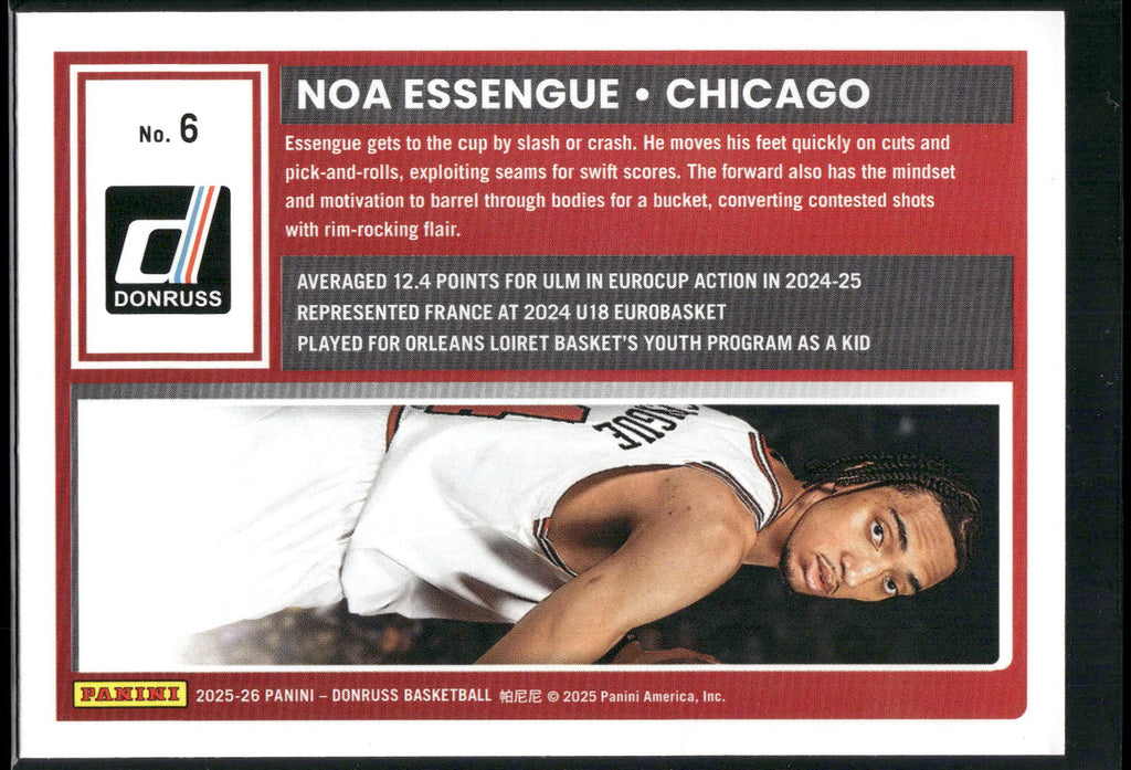 2025-26 Donruss #6 Noa Essengue