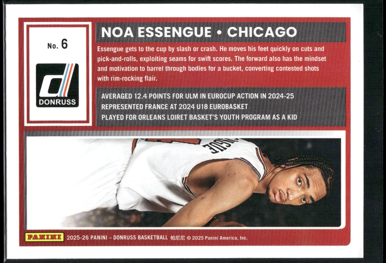 2025-26 Donruss #6 Noa Essengue
