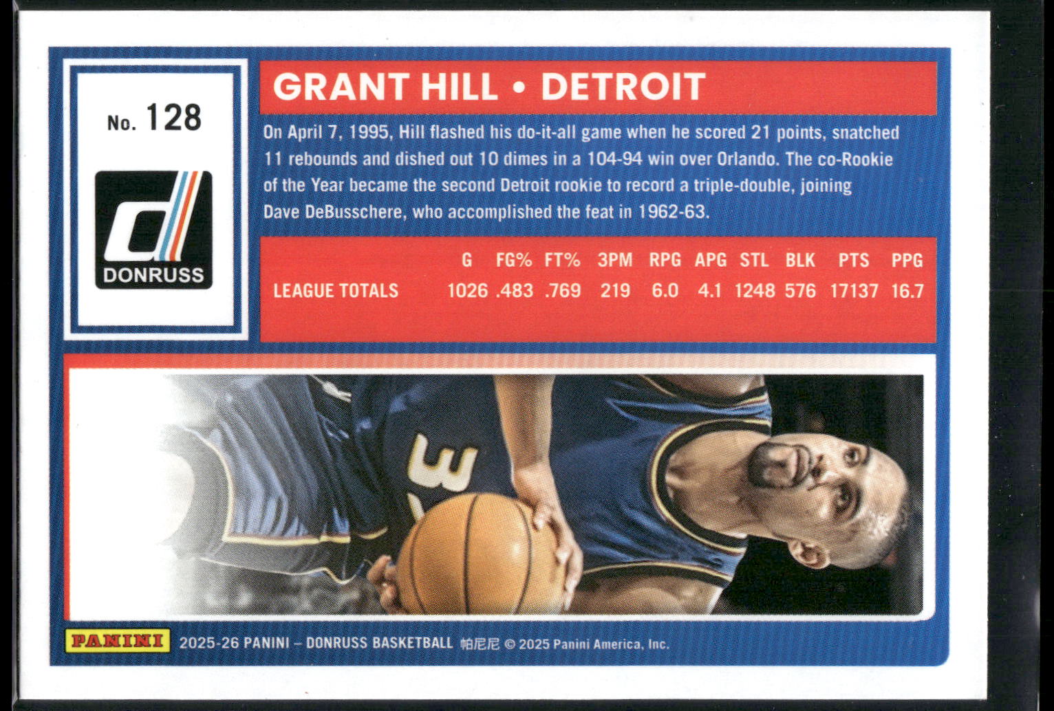2025-26 Donruss #128 Grant Hill