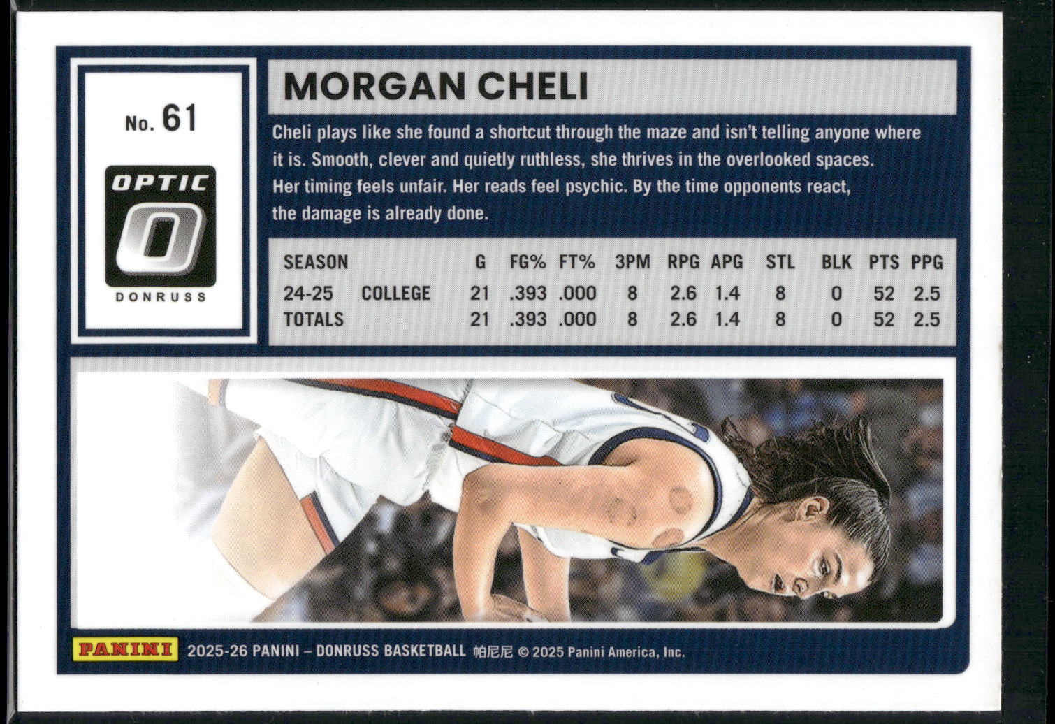 2025-26 Donruss #61 Morgan Cheli
