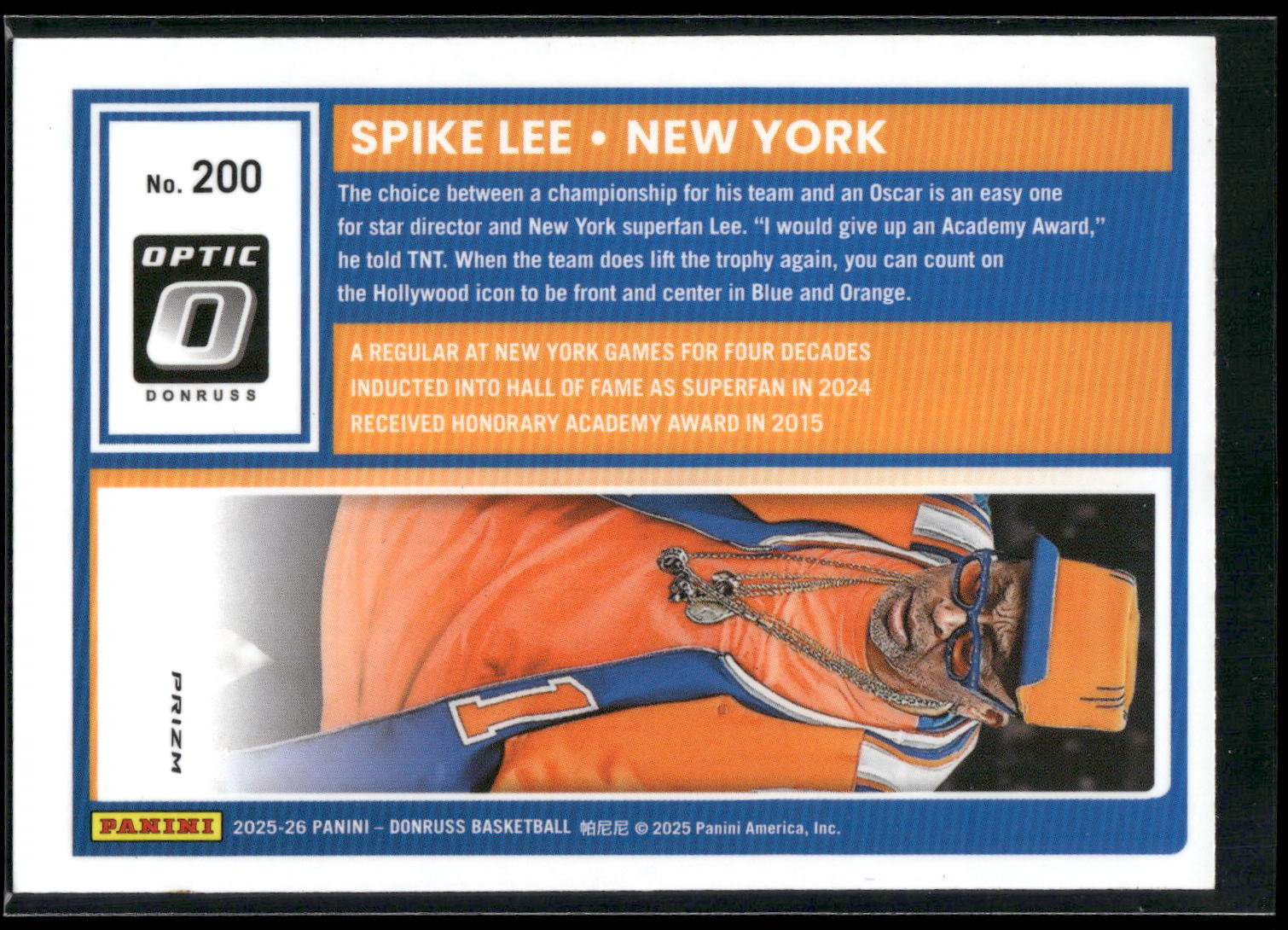 2025-26 Donruss #200 Spike Lee Holo