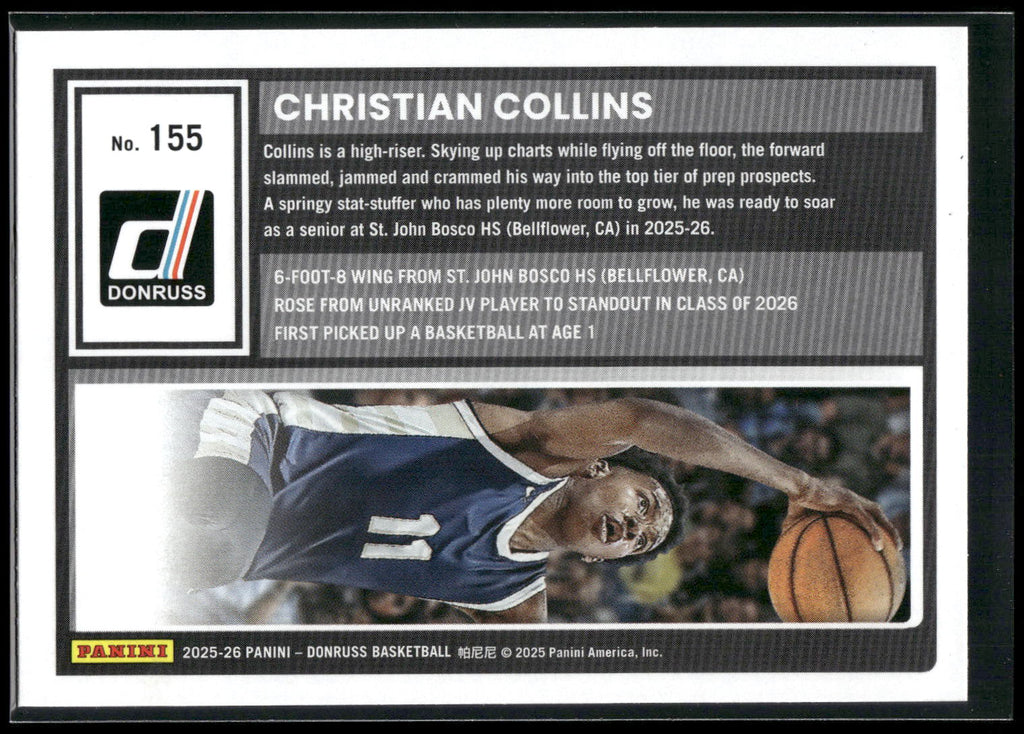 2025-26 Donruss #155 Christian Collins
