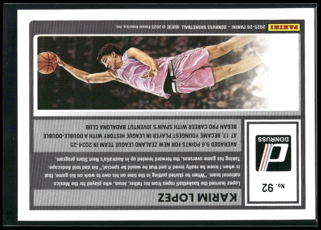2025-26 Donruss #92 Karim Lopez