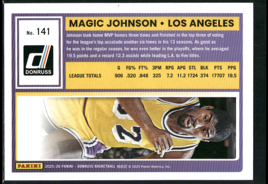 2025-26 Donruss #141 Magic Johnson