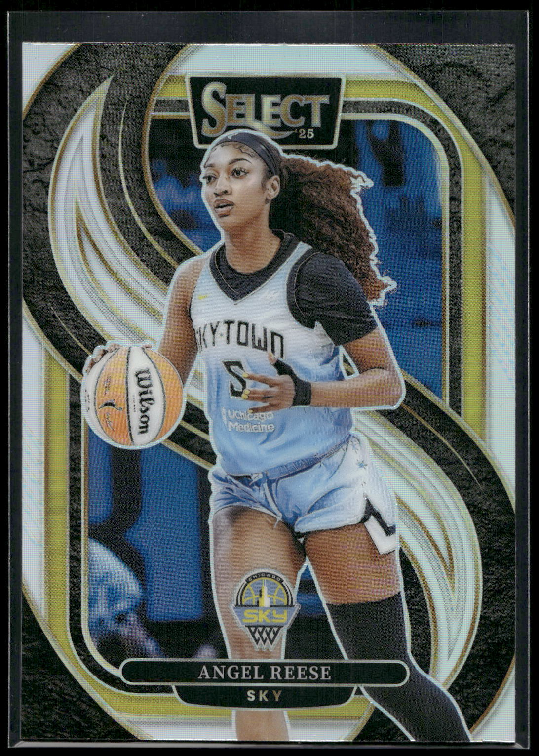 2025 Panini Select WNBA #170 Angel Reese Silver Prizms