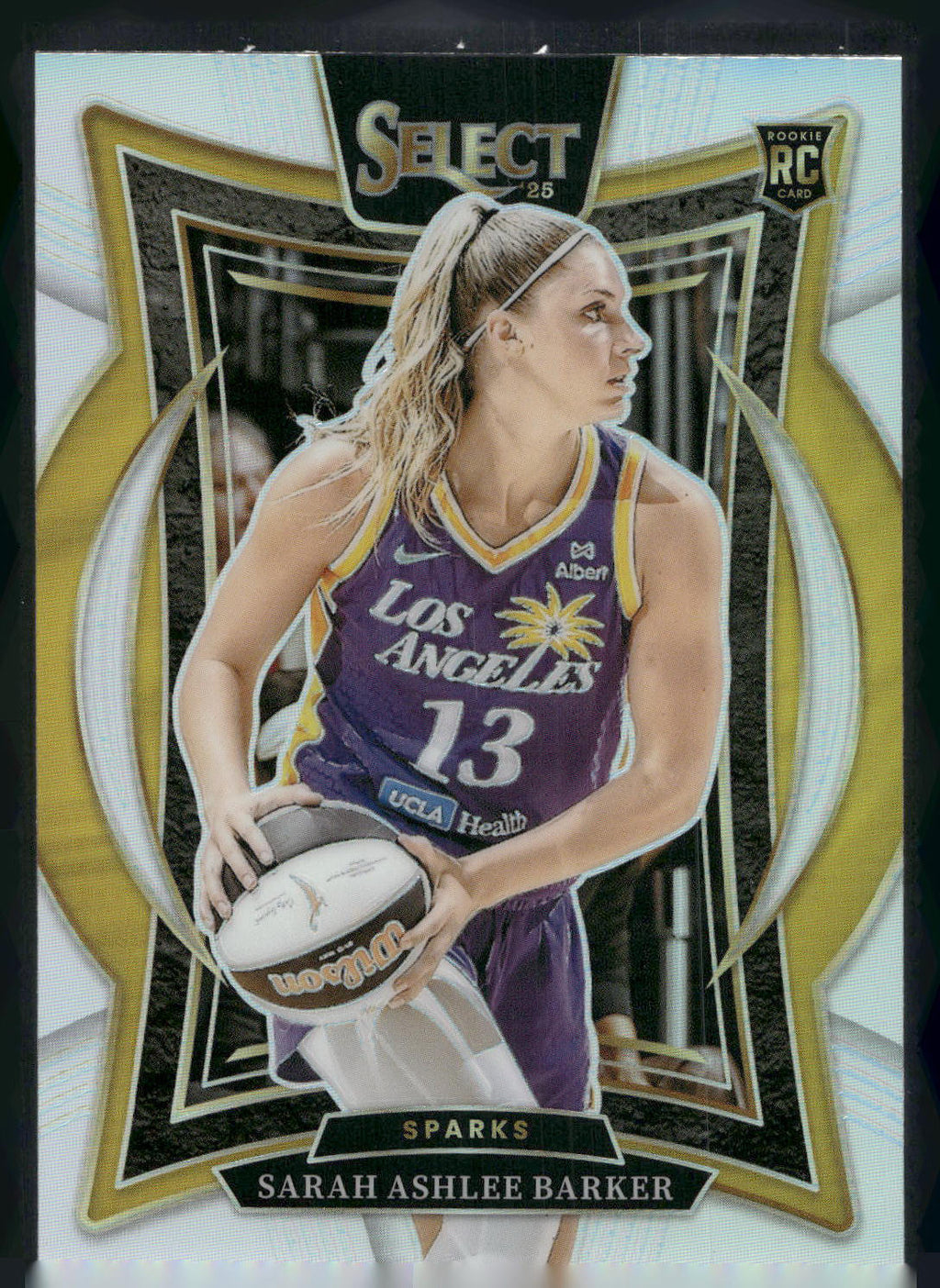 2025 Panini Select WNBA #66 Sarah Ashlee Barker Silver Prizms