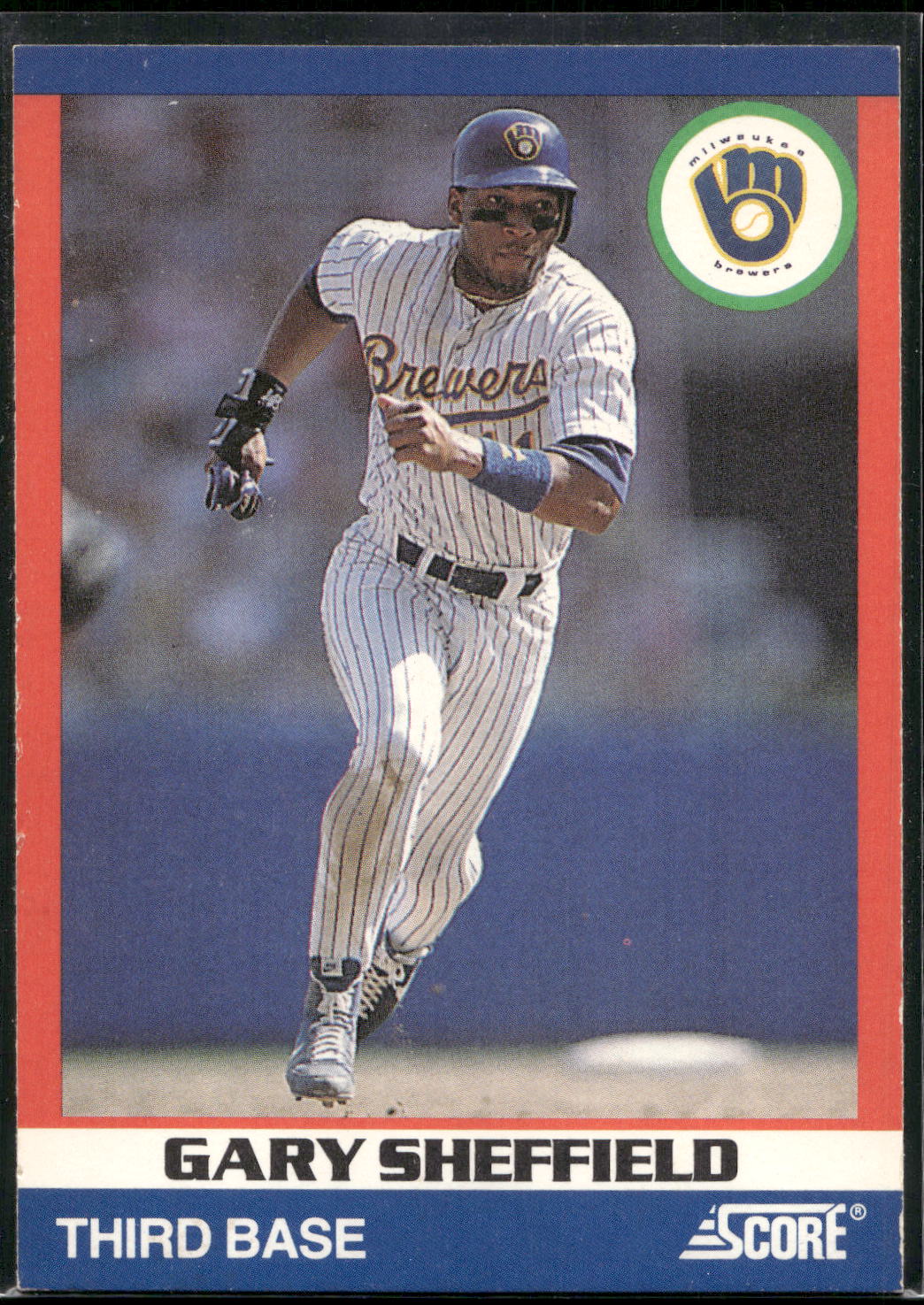 1991 Score 100 Superstars #30 Gary Sheffield
