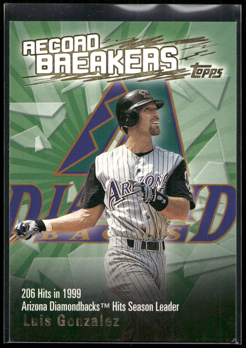 2003 Topps #RB-LG Luis Gonzalez Record Breakers (Series Two)