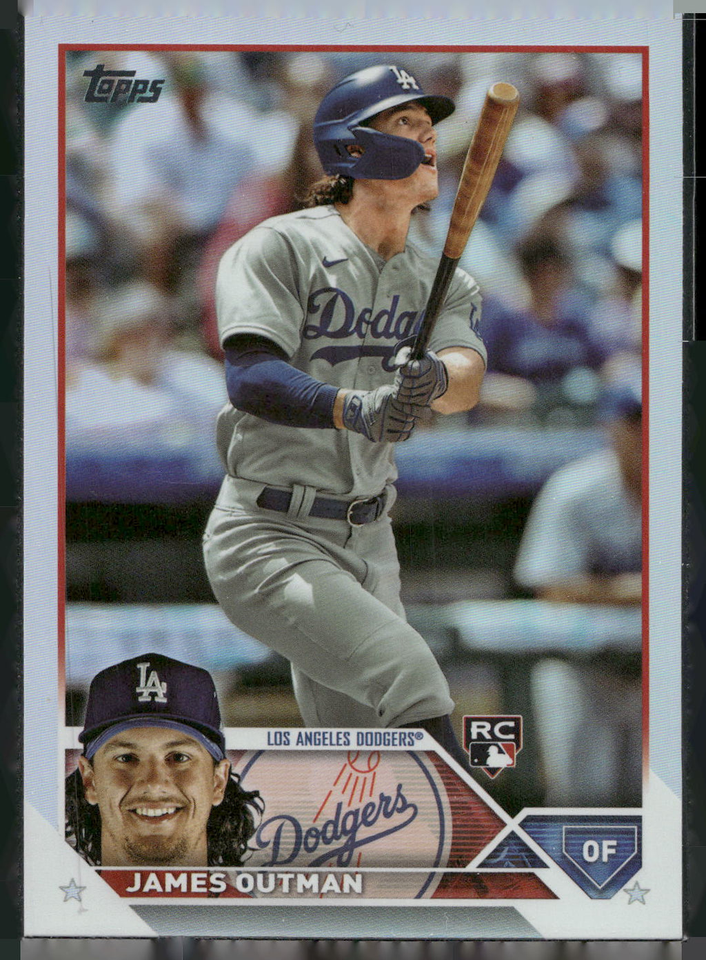 2023 Topps #395 James Outman Rainbow Foil