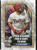 2023 Topps #HRC-19 Kyle Schwarber Home Run Challenge (Series Two)