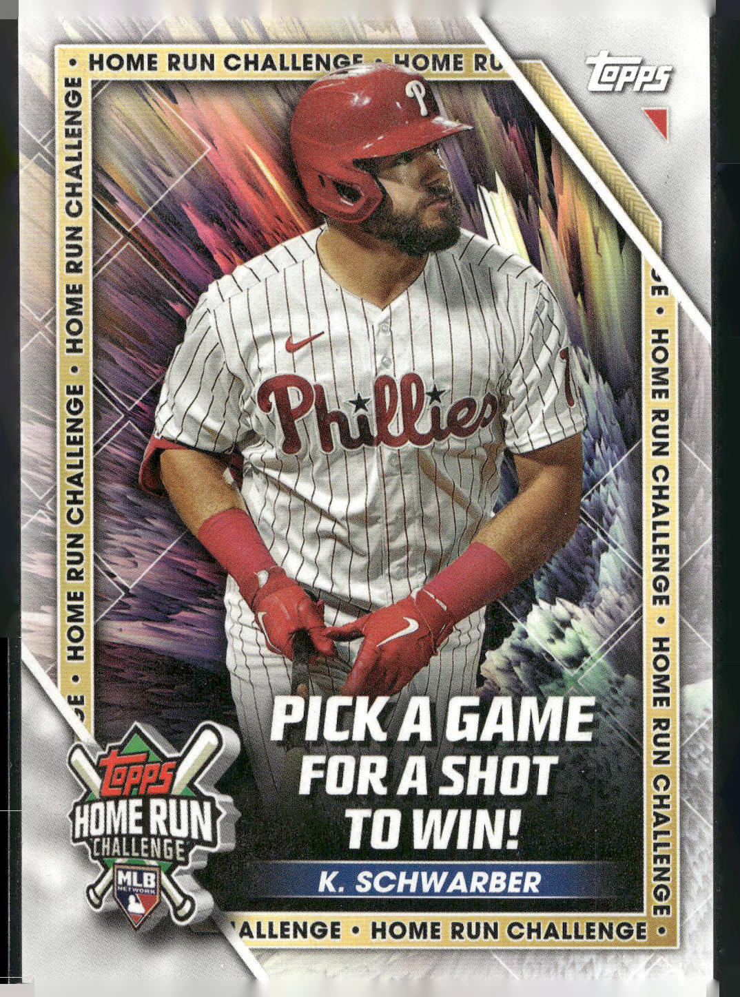 2023 Topps #HRC-19 Kyle Schwarber Home Run Challenge (Series Two)