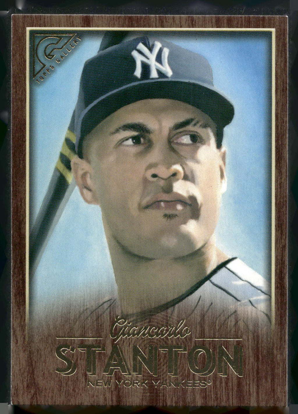 2018 Topps Gallery #50 Giancarlo Stanton Wood