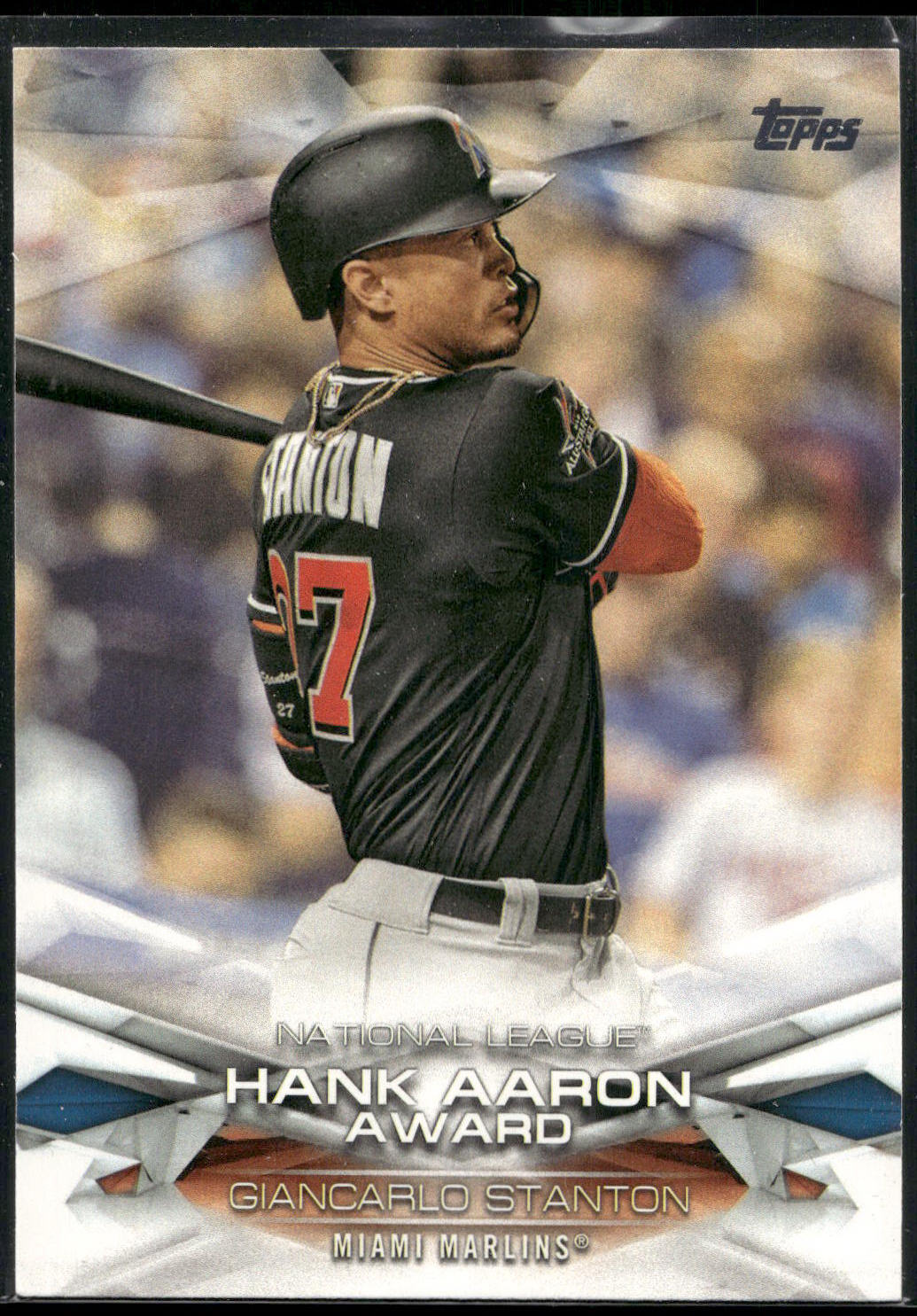2018 Topps #MLBA-2 Giancarlo Stanton MLB Awards