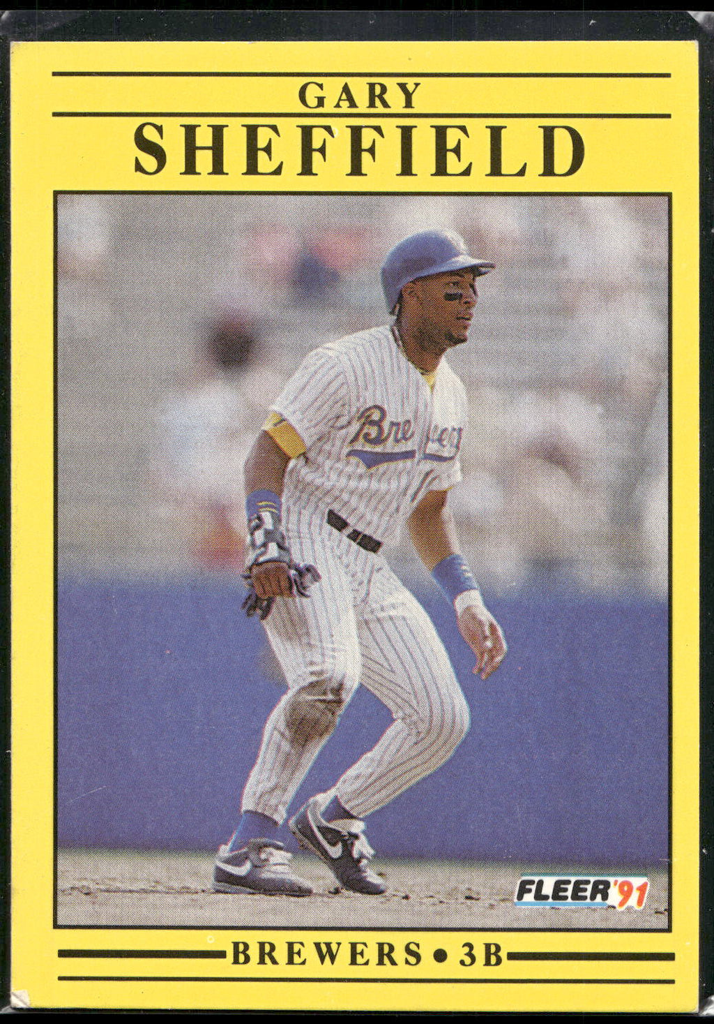 1991 Fleer #596 Gary Sheffield
