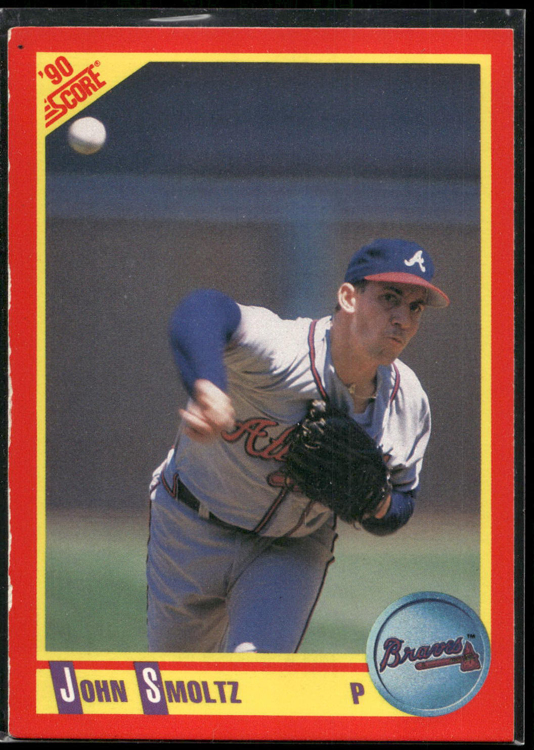 1990 Score #370 John Smoltz