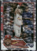 2023 Topps #5 Albert Pujols Silver Pattern Foilboard