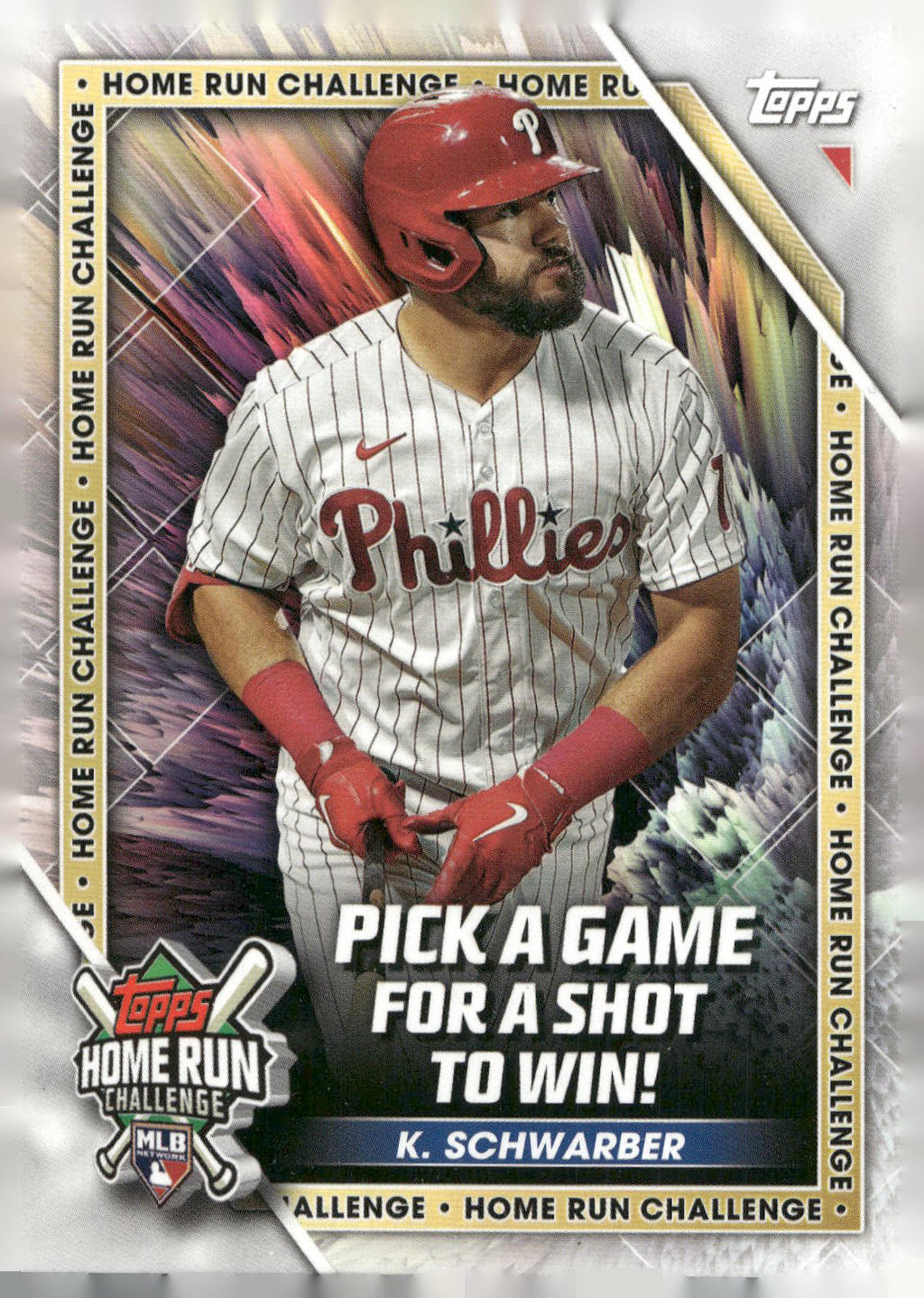 2023 Topps #HRC-19 Kyle Schwarber Home Run Challenge (Series Two)