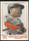 2018 Topps Big League #SCR-GS Giancarlo Stanton Star Caricature Reproductions