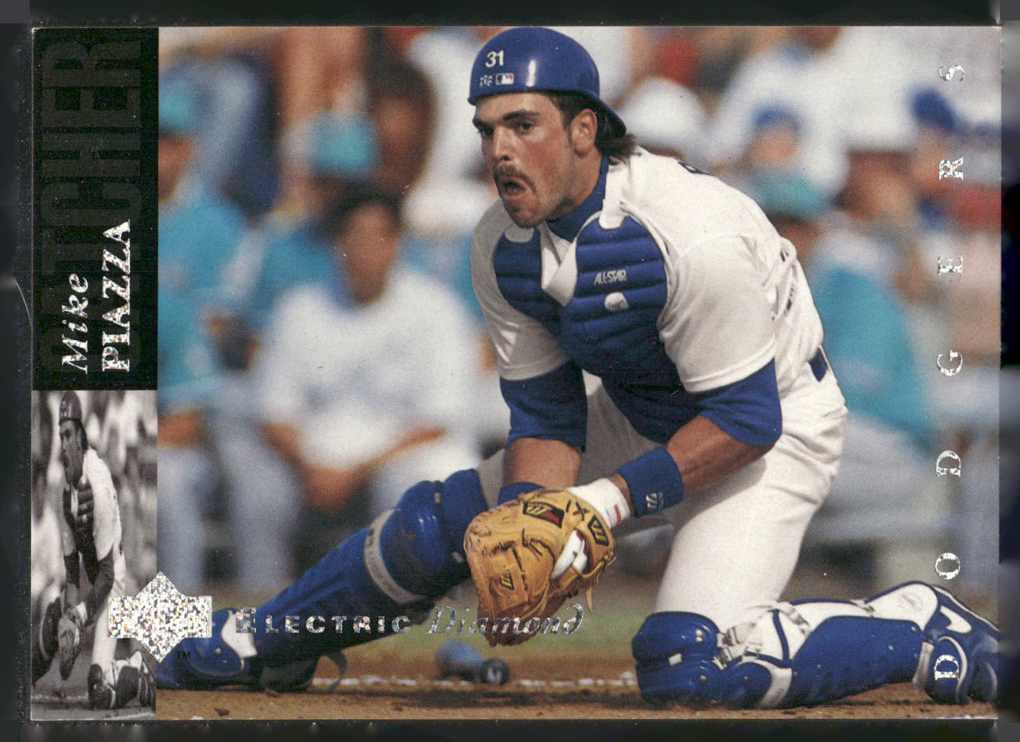 1994 Upper Deck #500 Mike Piazza Electric Diamond