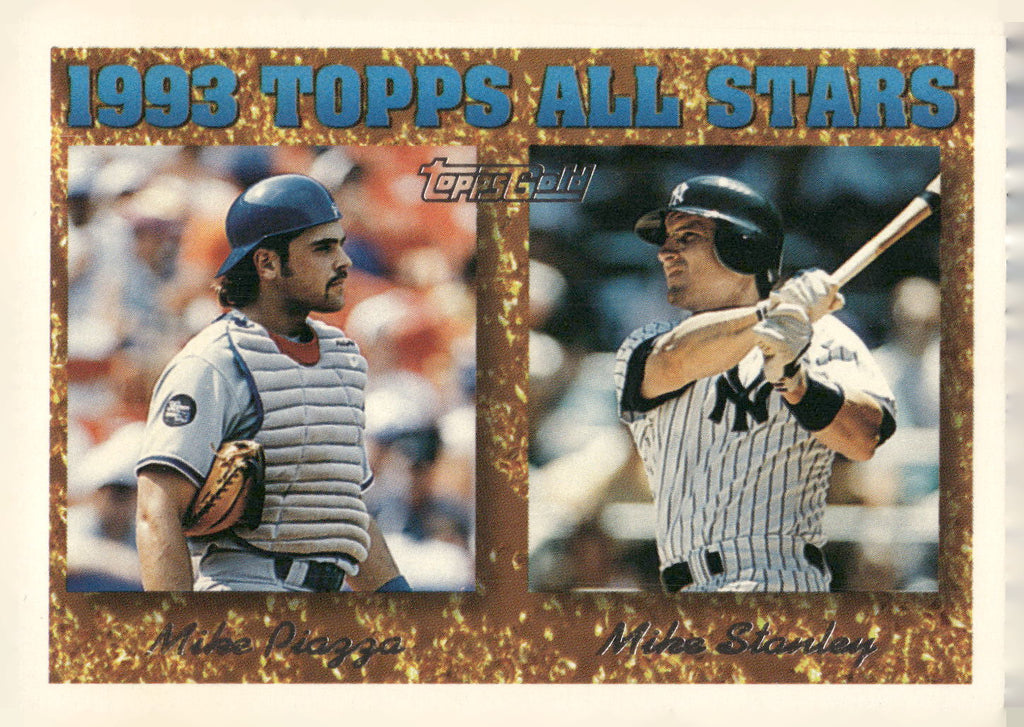 1994 Topps #391 Mike Piazza / Mike Stanley