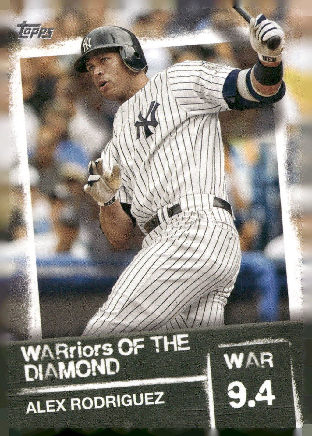 2020 Topps #WOD-9 Alex Rodriguez WARriors of the Diamond