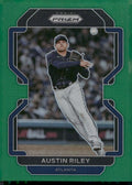 2022 Panini Prizm #73 Austin Riley Green Prizm