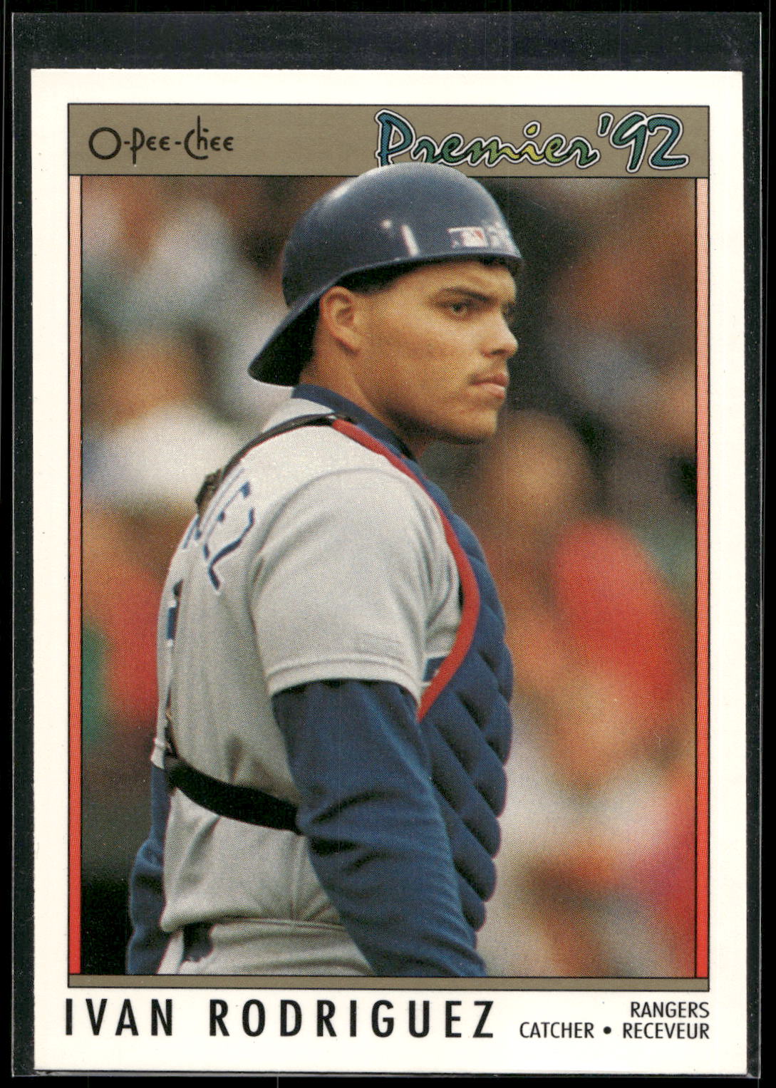 1992 O-Pee-Chee Premier #55 Ivan Rodriguez