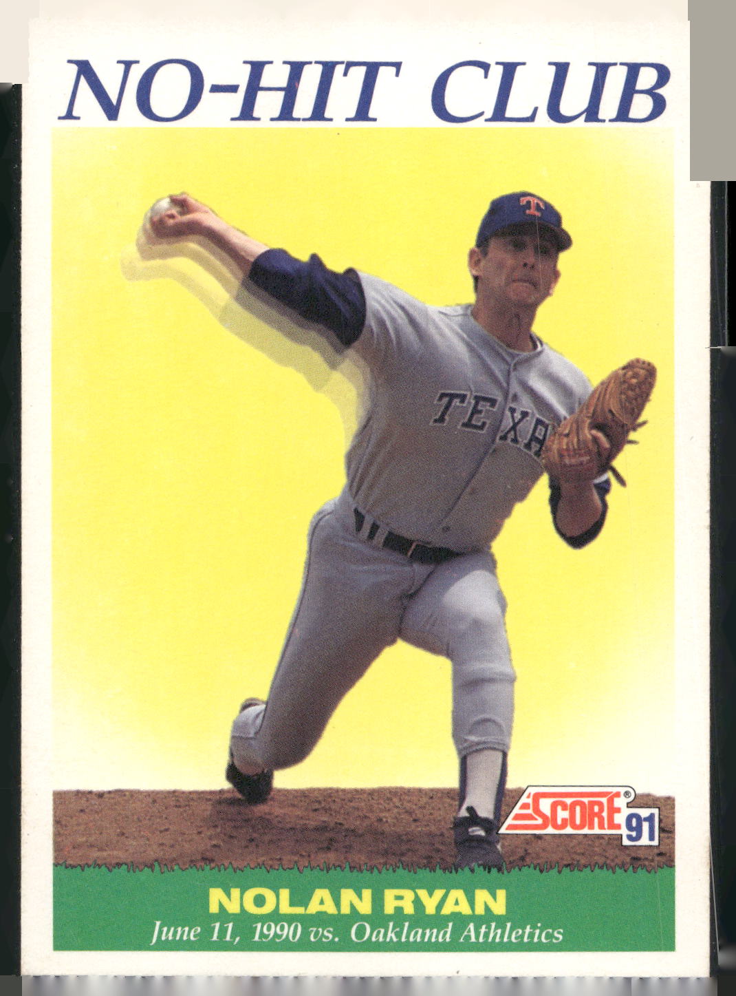 1991 Score #701 Nolan Ryan