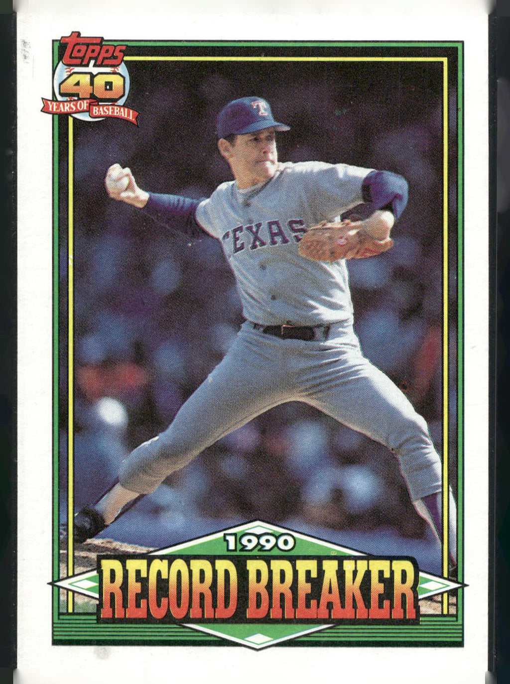 1991 Topps #6 Nolan Ryan