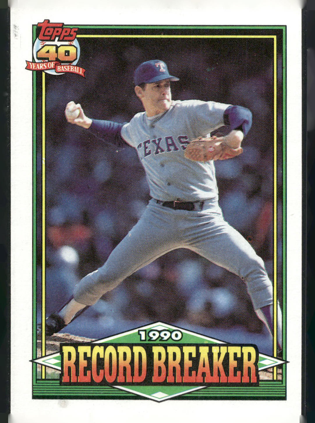 1991 Topps #6 Nolan Ryan