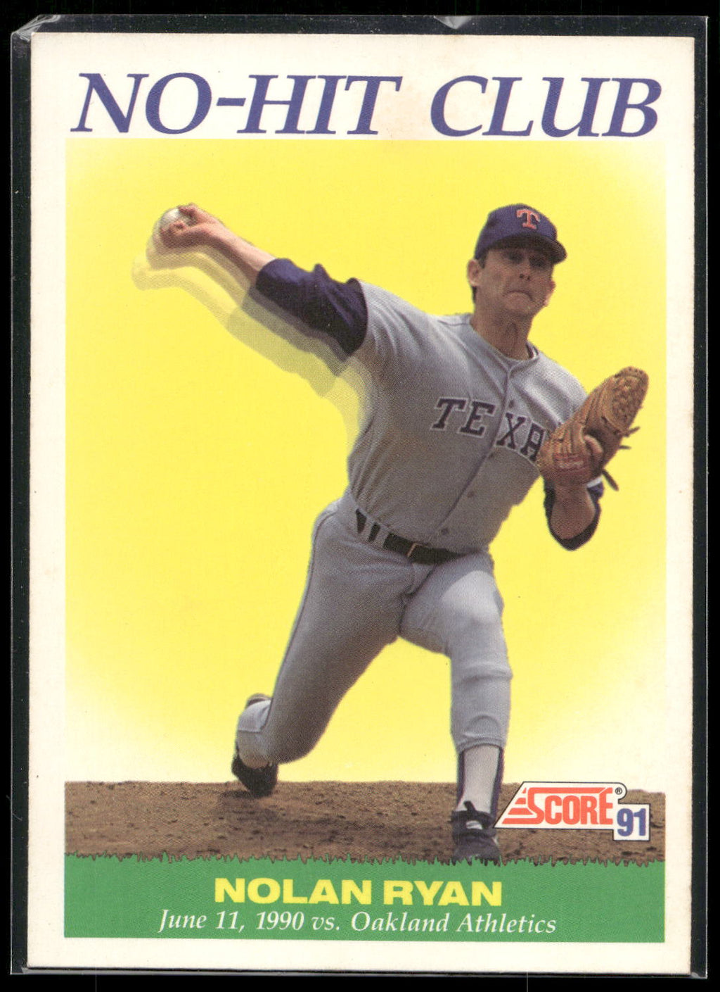 1991 Score #701 Nolan Ryan