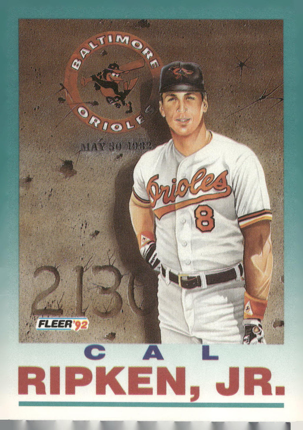 1992 Fleer #711 Cal Ripken, Jr.