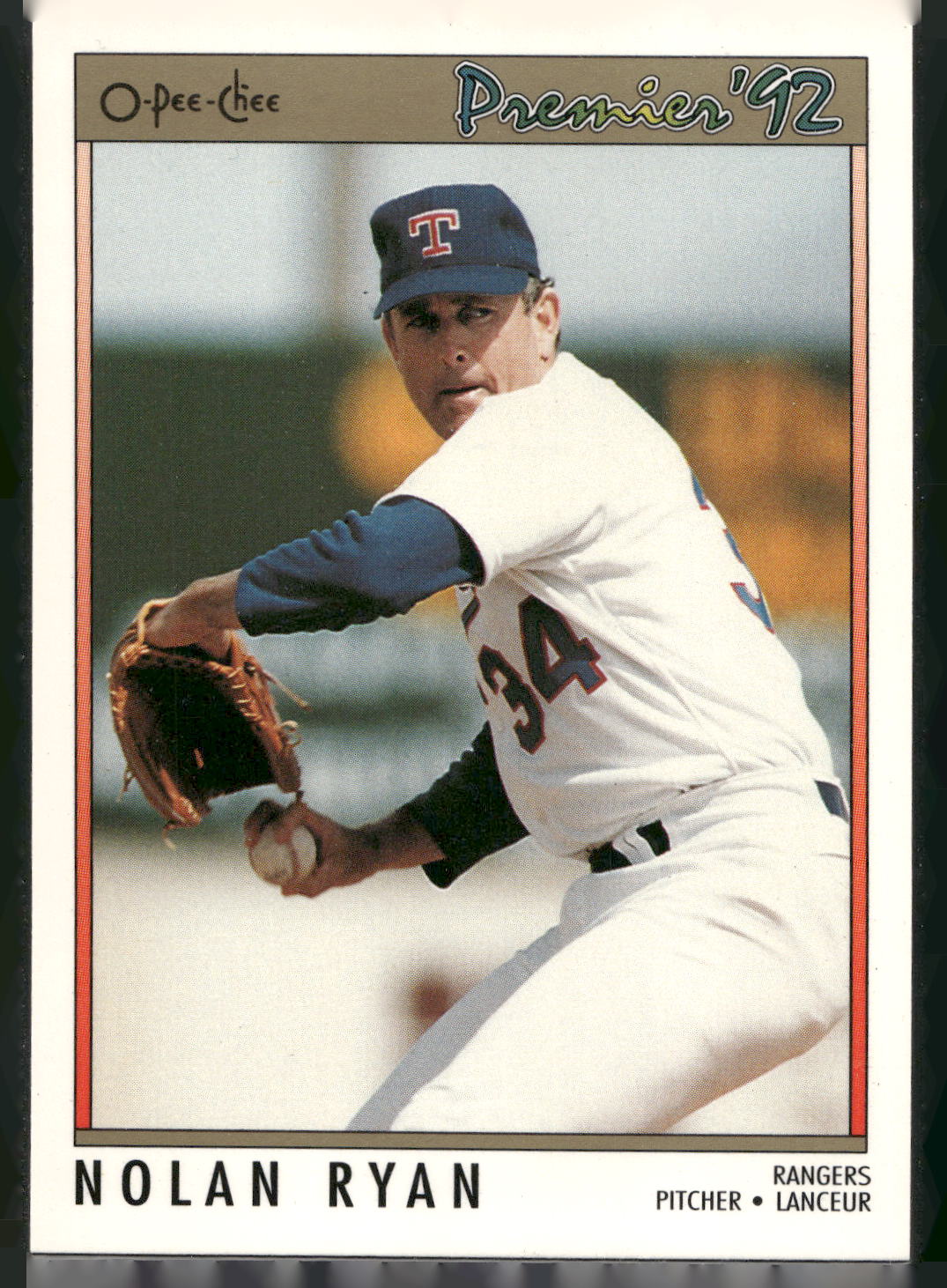 1992 O-Pee-Chee Premier #81 Nolan Ryan