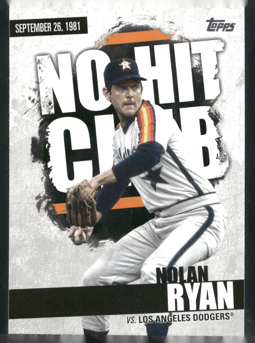 2022 Topps #NHC-17 Nolan Ryan No-Hit Club