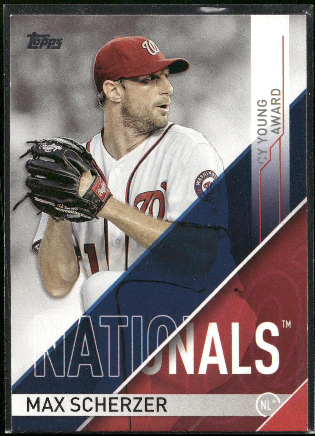 2017 Topps #CYA-2 Max Scherzer MLB Awards