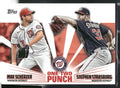 2023 Topps #12P-16 Max Scherzer / Stephen Strasburg One-Two Punch