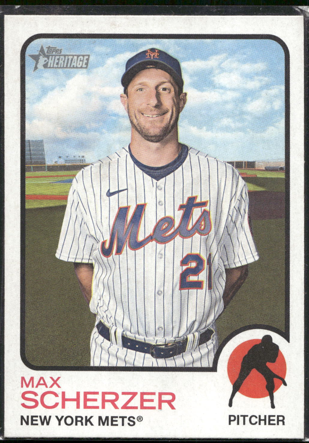 2022 Topps Heritage #641 Max Scherzer