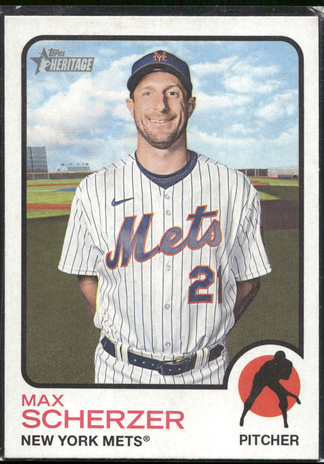 2022 Topps Heritage #641 Max Scherzer