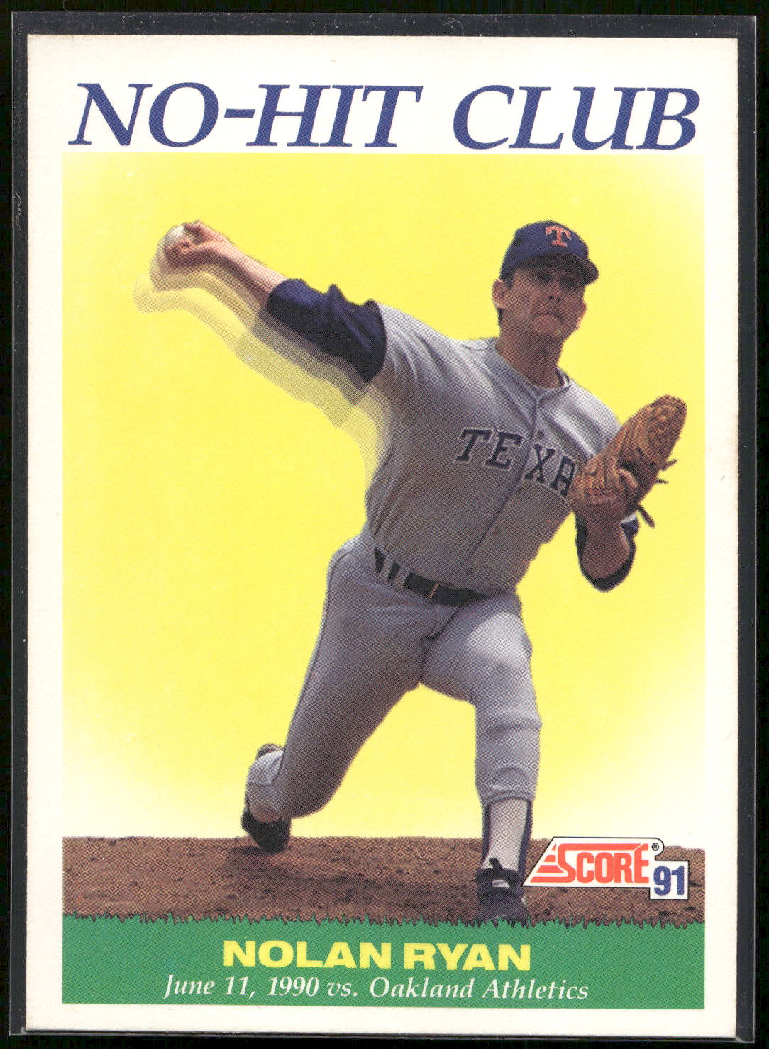 1991 Score #701 Nolan Ryan
