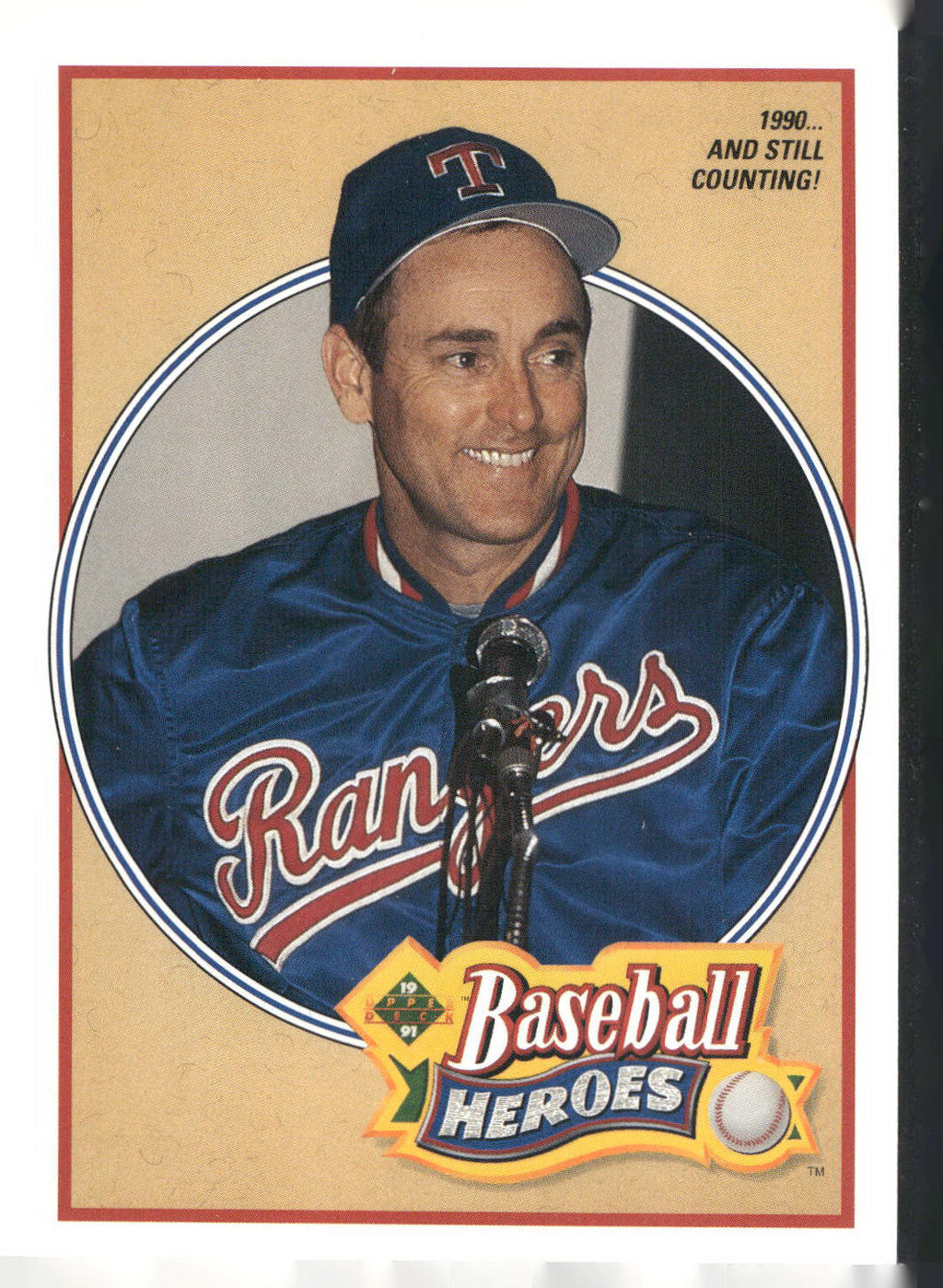 1991 Upper Deck #17 Nolan Ryan Baseball Heroes: Nolan Ryan