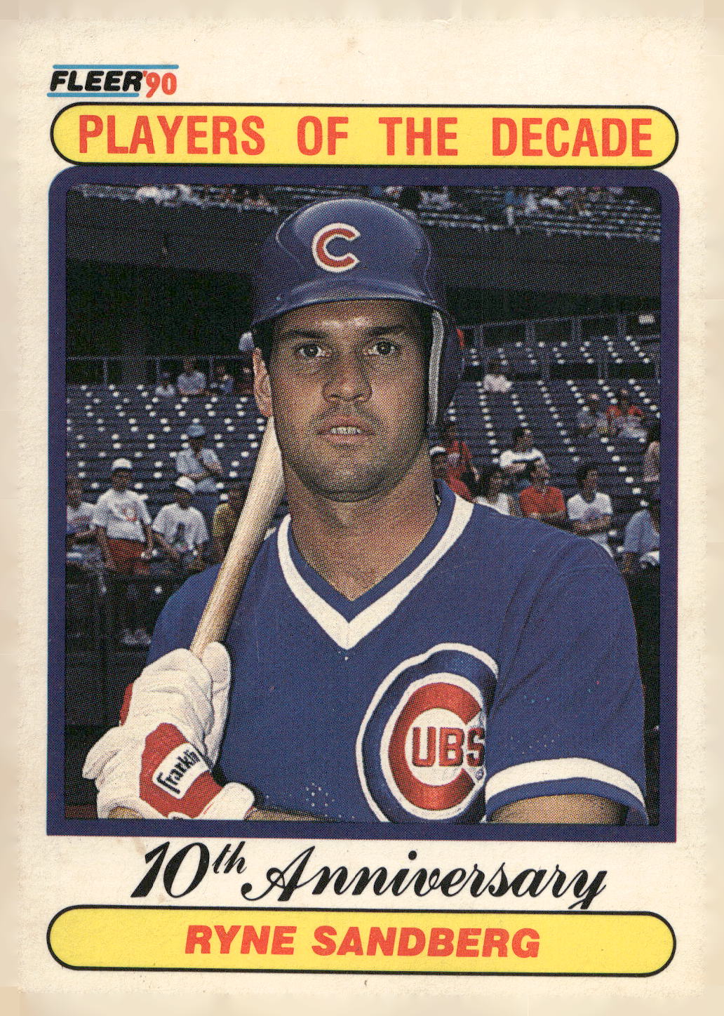 1990 Fleer #625 Ryne Sandberg
