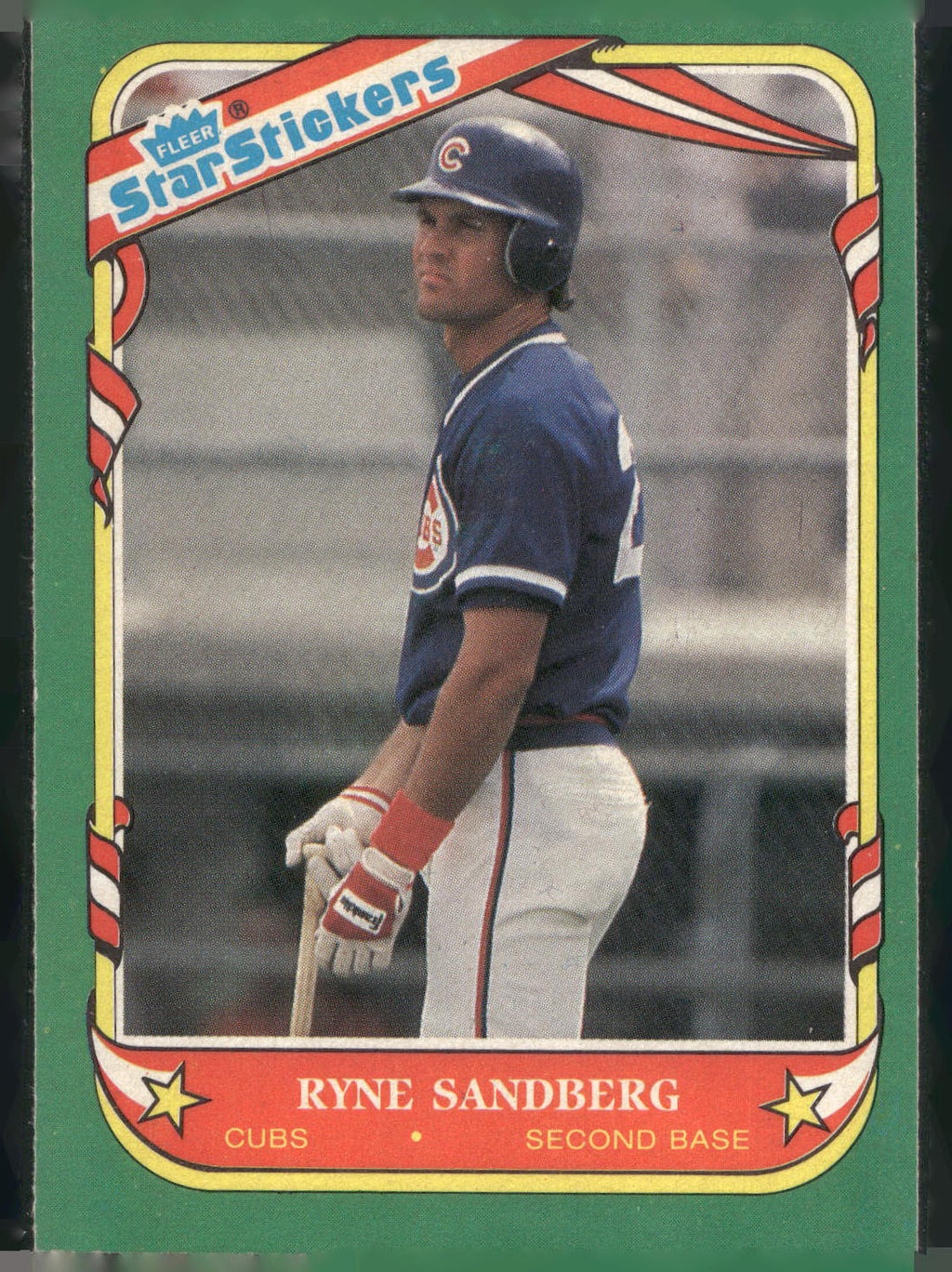 1987 Fleer Star Stickers #105 Ryne Sandberg
